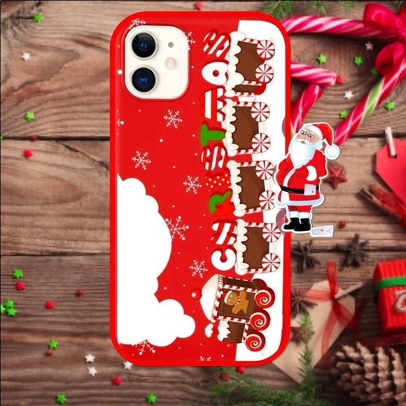 Other - NEW iPhone 12 Pro Max Fun Christmas Train Case🚂❤️